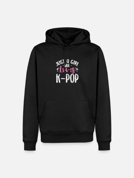 K-Pop Koreansk Musik Pop Korea Kpop Gave - Herre Premium økologisk hoodie - sort