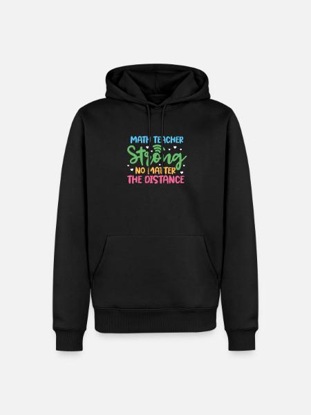 Mathématiques Math Mathématicien Math Professeur Cadeau - Sweat à capuche Premium bio Homme - noir