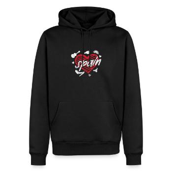 Espagne Espagnol Barcelone Espagnol Cadeau de Vacances - Sweat à capuche Premium bio Homme - noir - Devant - Nico (187cm)