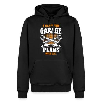 Lustig Autowerkstatt KFZ Mechaniker Autoliebhaber - Männer Premium Bio Hoodie - Schwarz - Vorne - Nico (187cm)