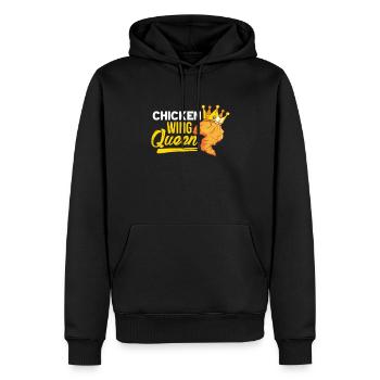 Huhn Bauernhof Geflügel Hahn Hühner Geschenk - Männer Premium Bio Hoodie - Schwarz - Vorne - Nico (187cm)