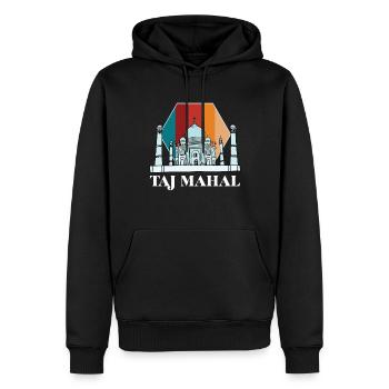 Indien Taj Mahal Palast Südasien Tourist - Männer Premium Bio Hoodie - Schwarz - Vorne - Nico (187cm)