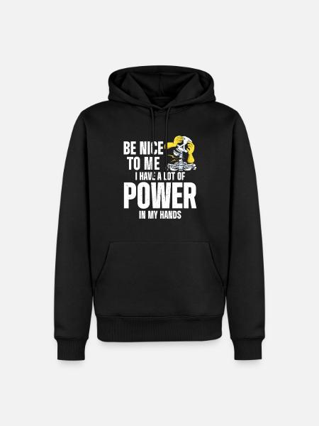 Massothérapeute - Sweat à capuche Premium bio Homme - noir