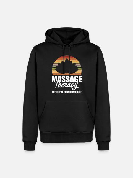 Massothérapeute - Sweat à capuche Premium bio Homme - noir