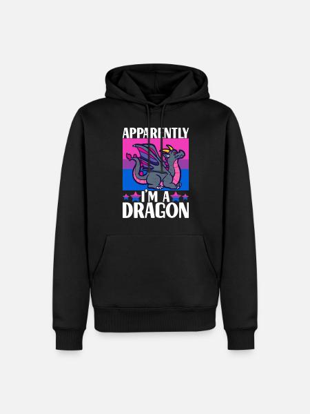 LGBTQ Bisexuell - Männer Premium Bio Hoodie - Schwarz