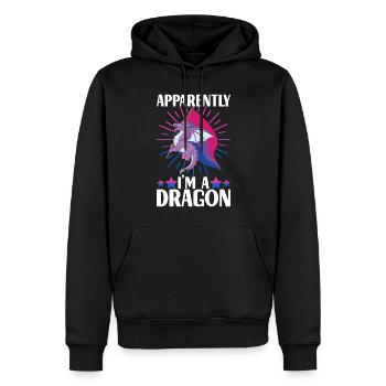 Fierté gaie LGBTQ - Sweat à capuche Premium bio Homme - noir - Devant - Nico (187cm)