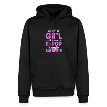K-Pop Musique Coréenne Pop Corée Kpop Cadeau - Sweat à capuche Premium bio Homme - noir - Devant - Nico (187cm)