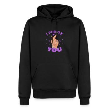 K-Pop Musique Coréenne Pop Corée Kpop Cadeau - Sweat à capuche Premium bio Homme - noir - Devant - Nico (187cm)