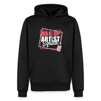 Makeup Artist Squad - Men’s Premium Organic Hoodie - black - Front - Nico (187cm)