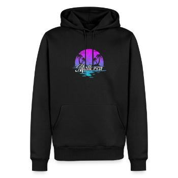 Espagne Espagnol Majorque Cadeau de Vacances Espagnol - Sweat à capuche Premium bio Homme - noir - Devant - Nico (187cm)