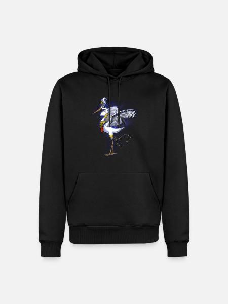 Egyptian Mythology Deity Benny - Men’s Premium Organic Hoodie - black