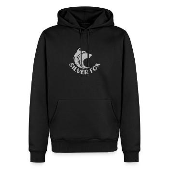 Faire: - Sweat à capuche Premium bio Homme - noir - Devant - Nico (187cm)