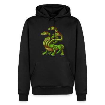 Griechische Mythologie Monster Hydra - Männer Premium Bio Hoodie - Schwarz - Vorne - Nico (187cm)