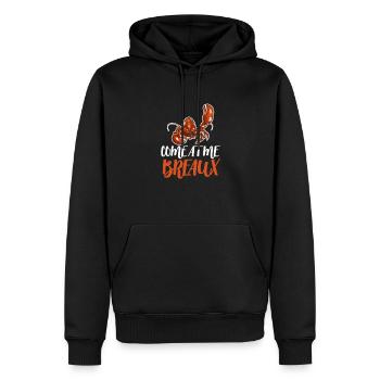 Languste - Männer Premium Bio Hoodie - Schwarz - Vorne - Nico (187cm)