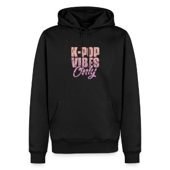 K-Pop Musique Coréenne Pop Corée Kpop Cadeau - Sweat à capuche Premium bio Homme - noir - Devant - Nico (187cm)