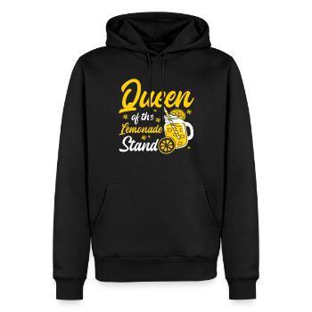 Jus de citron Jus de citron Limonade - Sweat à capuche Premium bio Homme - noir - Devant - Nico (187cm)