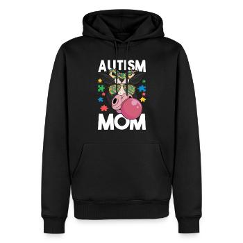 Autist Autismus Mutter Autistisch - Männer Premium Bio Hoodie - Schwarz - Vorne - Nico (187cm)