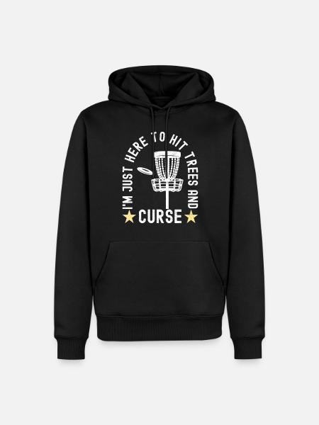 Disc Golf Disc Golfer - Men’s Premium Organic Hoodie - black