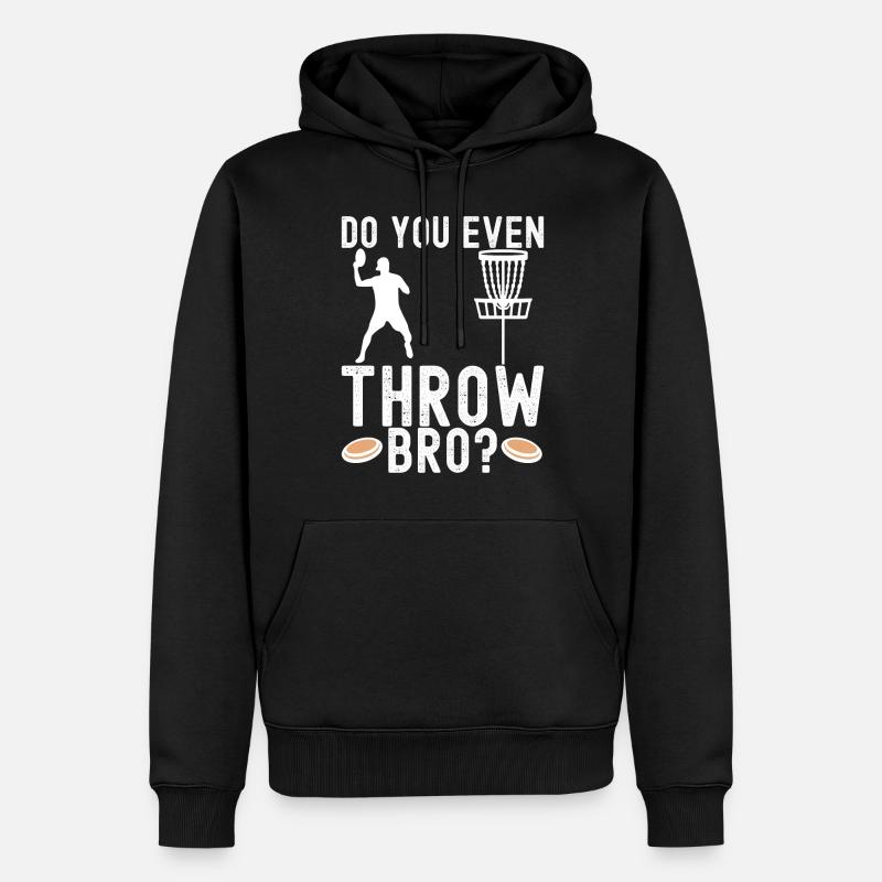 Disc Golf Disc Golfeur - Sweat à capuche Premium bio Homme - noir