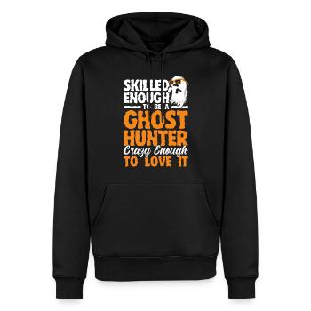 Geisterjäger Geister Paranormale Untersuchung - Männer Premium Bio Hoodie - Schwarz - Vorne - Nico (187cm)