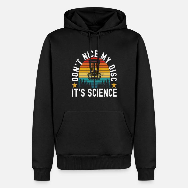 Disc Golf Disc Golfer - Männer Premium Bio Hoodie - Schwarz