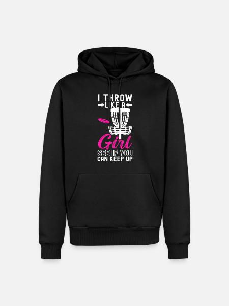 Disc Golf Disc Golfer - Men’s Premium Organic Hoodie - black