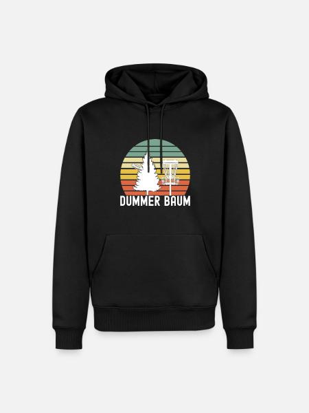 Disc Golf Disc Golfer - Männer Premium Bio Hoodie - Schwarz