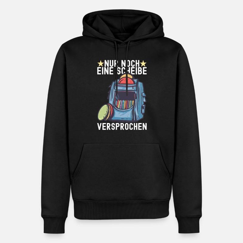 Disc Golf Disc Golfer - Männer Premium Bio Hoodie - Schwarz