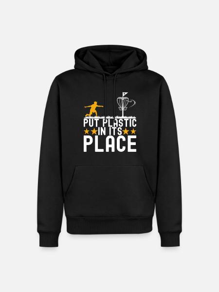 Disc Golf Disc Golfer - Men’s Premium Organic Hoodie - black
