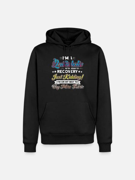 Seamstresses Quilting Lovers Quilting - Men’s Premium Organic Hoodie - black