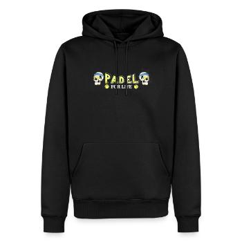 Padel für Immer cooles für Padel Spieler - Männer Premium Bio Hoodie - Schwarz - Vorne - Nico (187cm)