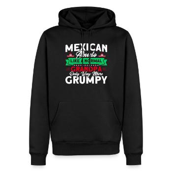 Mexiko Mexikanische Wurzeln Geschenk - Männer Premium Bio Hoodie - Schwarz - Vorne - Nico (187cm)
