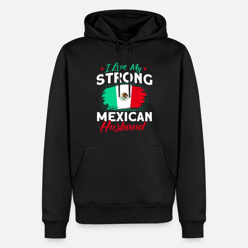 Mexique Mexican Roots Cadeau - Sweat à capuche Premium bio Homme - noir