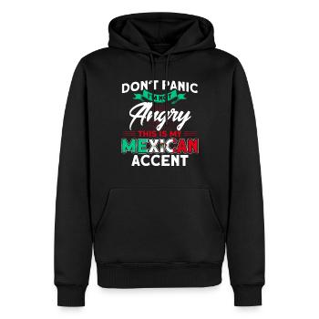 Mexiko Mexikanische Wurzeln Geschenk - Männer Premium Bio Hoodie - Schwarz - Vorne - Nico (187cm)