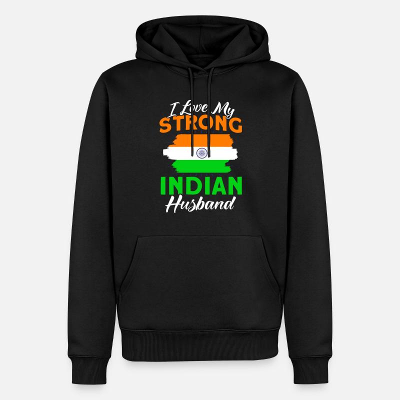 Inde Indian Roots Cadeau - Sweat à capuche Premium bio Homme - noir