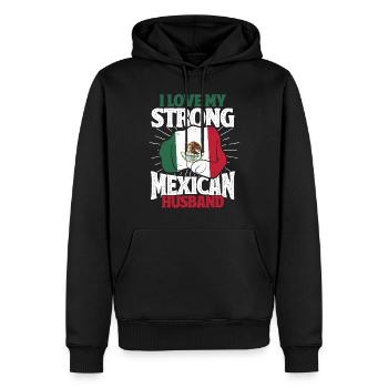 Mexiko Mexikanische Wurzeln Geschenk - Männer Premium Bio Hoodie - Schwarz - Vorne - Nico (187cm)