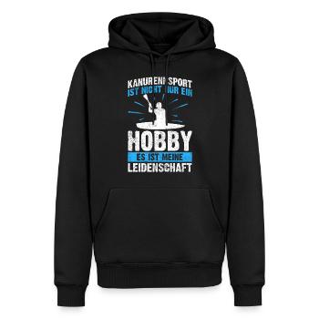 Kanurennsport Sport Sportart Kanusport Kanu - Männer Premium Bio Hoodie - Schwarz - Vorne - Nico (187cm)