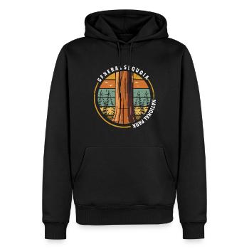 Sequoia Nationalpark Souvenir Wandern Camping Neva - Männer Premium Bio Hoodie - Schwarz - Vorne - Nico (187cm)