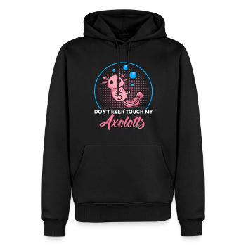Axolotl Axolotl Besitzer Axolotl Amphibie Geschenk - Männer Premium Bio Hoodie - Schwarz - Vorne - Nico (187cm)