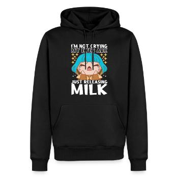 Anime Chibi Girl - Men’s Premium Organic Hoodie - black - Front - Nico (187cm)