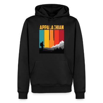 Appalachian Trail Hike Canada Tour Amérique du Nord - Sweat à capuche Premium bio Homme - noir - Devant - Nico (187cm)