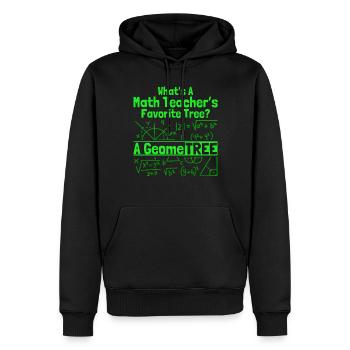 Math Mathematics Science Math Gift - Men’s Premium Organic Hoodie - black - Front - Nico (187cm)