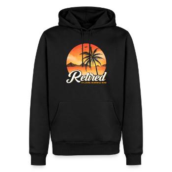 Ruhestand Rente Rentner Rente 2022 Geschenk - Männer Premium Bio Hoodie - Schwarz - Vorne - Nico (187cm)