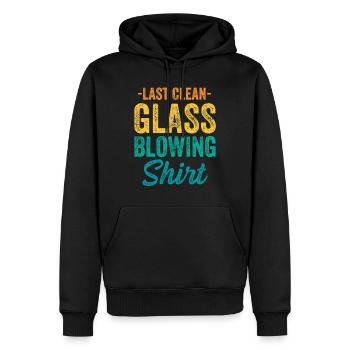 Glass Blower - Glassblowing - Männer Premium Bio Hoodie - Schwarz - Vorne - Nico (187cm)