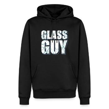 Glass Guy - Glassblowing - Männer Premium Bio Hoodie - Schwarz - Vorne - Nico (187cm)