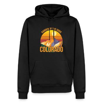 Colorado Garten der Götter Nationalpark Souvenir - Männer Premium Bio Hoodie - Schwarz - Vorne - Nico (187cm)