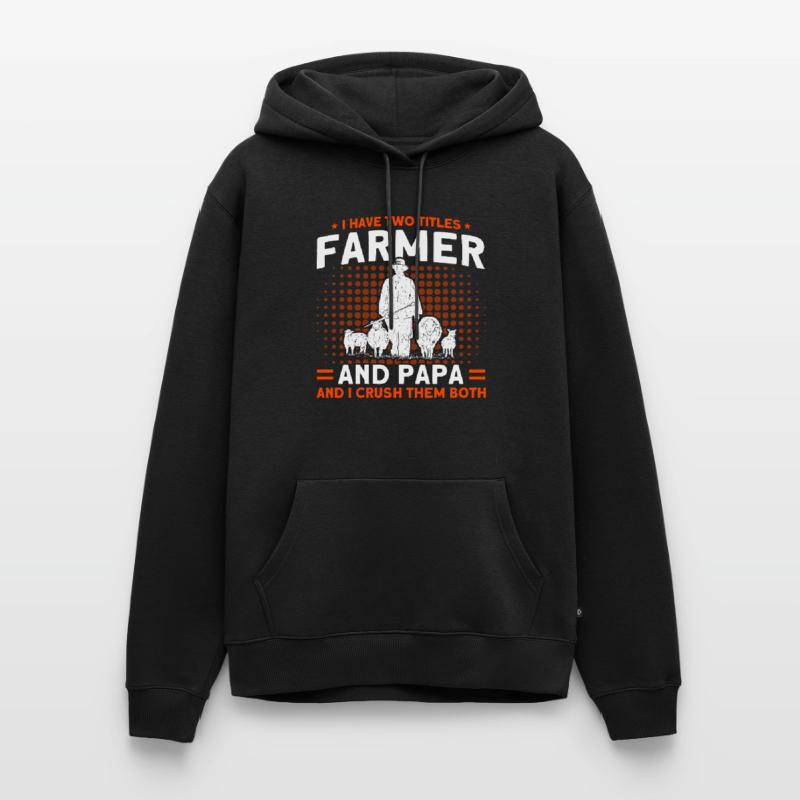 Élevage de moutons Élevage Élevage Mouton Cadeau Sweat à capuche Premium bio Homme