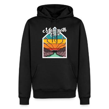 Mammoth Cave Kentucky Nationalpark Wandern - Männer Premium Bio Hoodie - Schwarz - Vorne - Nico (187cm)