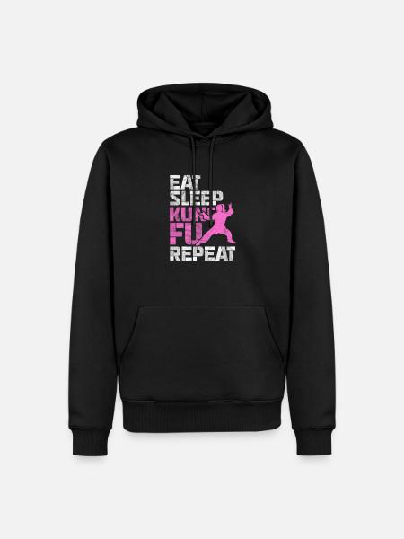 Kung Fu - Men’s Premium Organic Hoodie - black