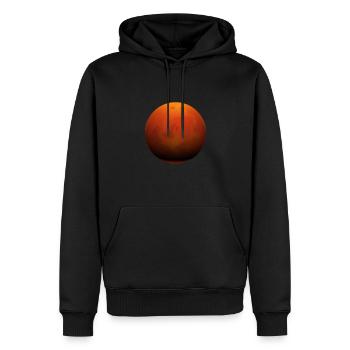 Mars Red Planet Space Astronaut Cadeau - Sweat à capuche Premium bio Homme - noir - Devant - Nico (187cm)